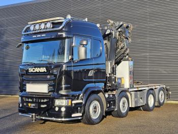 R490 8x2 / HMF 85 T/M CRANE + WINCH + JIB